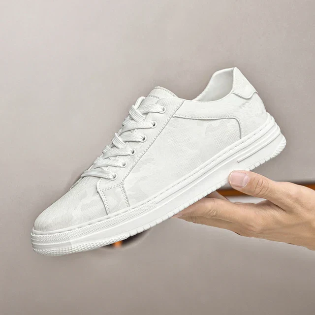 Old Money Genuine Leather Sneakers - Image 9