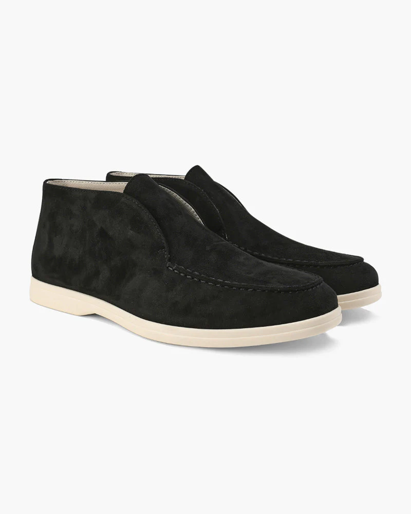 Old Money High Suede Loafers - Image 12