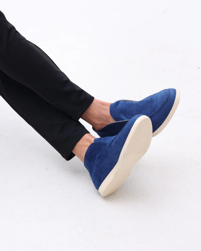 Old Money High Suede Loafers - Image 9