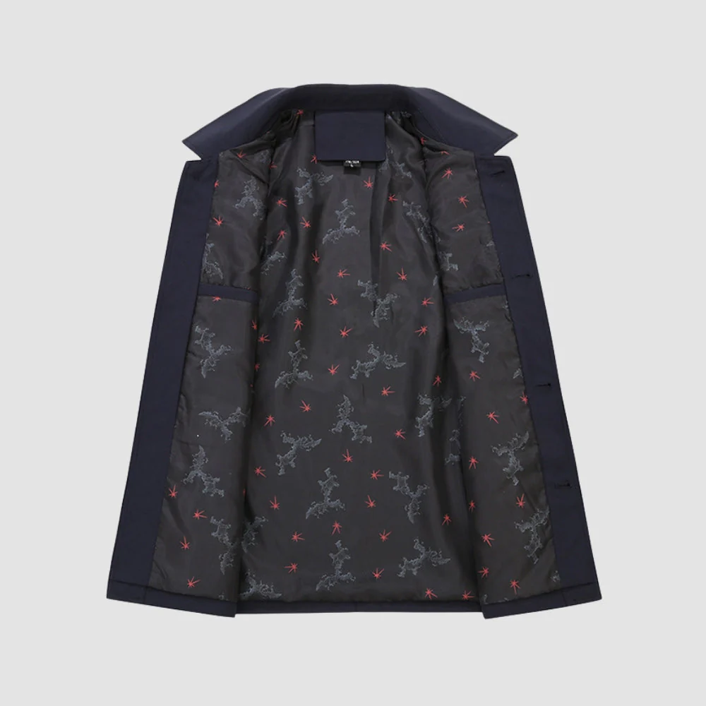 Old Money Lapel Collar Short Coat - Image 7