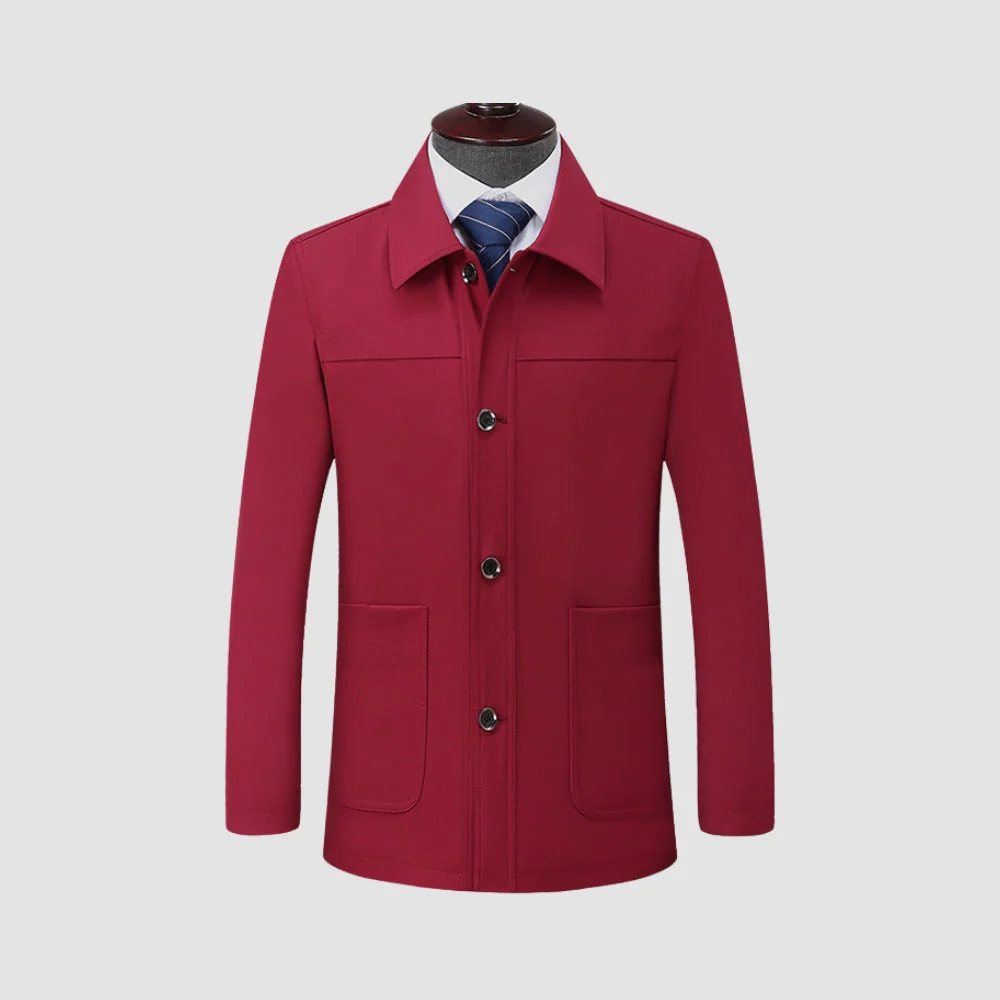 Old Money Lapel Collar Short Coat - Image 8