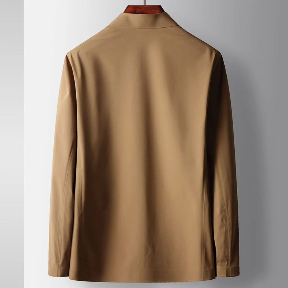 Old Money Lapel Shirt Seamless Luxury Business Jacket - Image 2