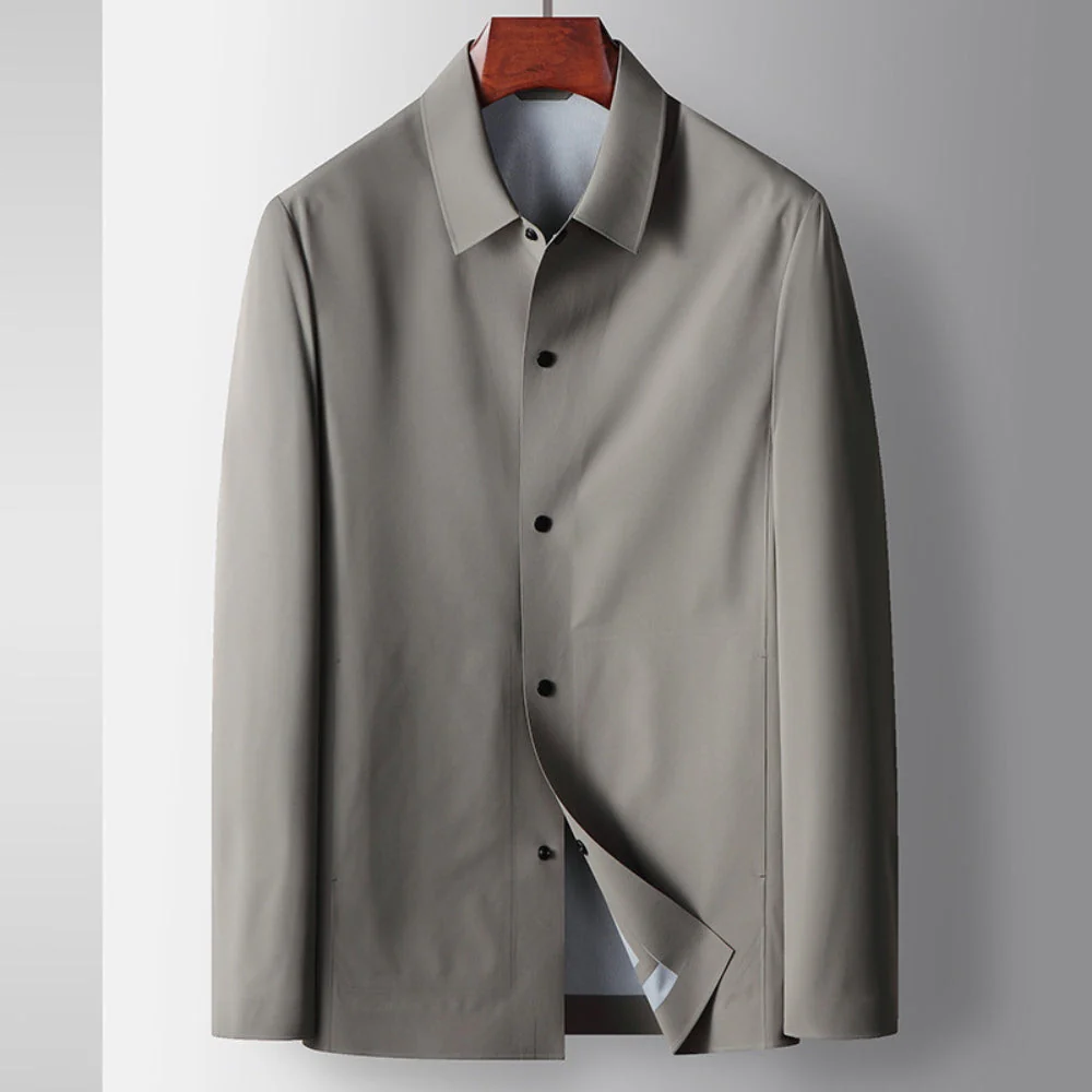 Old Money Lapel Shirt Seamless Luxury Business Jacket - Image 6