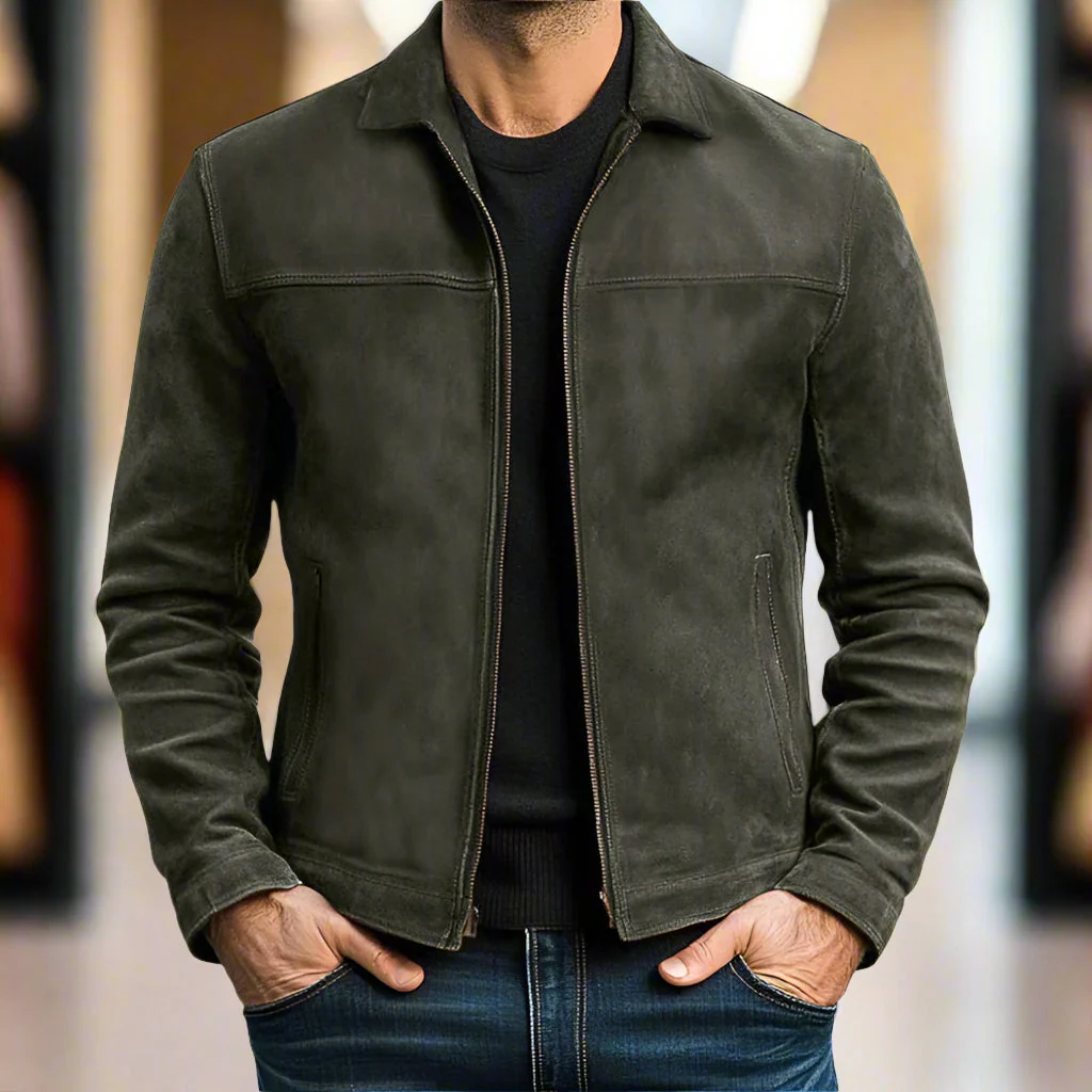 Old Money Leather Jacket - Image 3