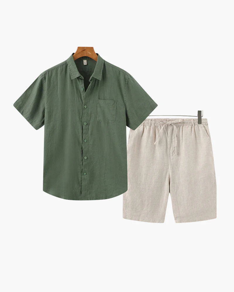 Old Money Linen Combo (Shorts) - Image 4