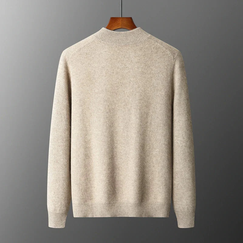Old Money Men’s Cashmere Zip Jacket - Image 5