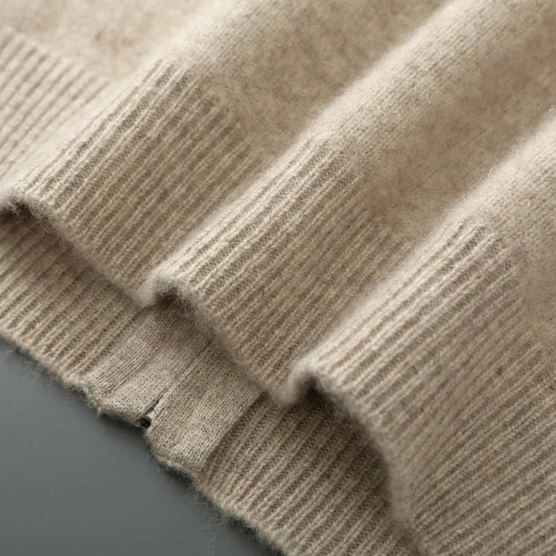 Old Money Men’s Cashmere Zip Jacket - Image 8
