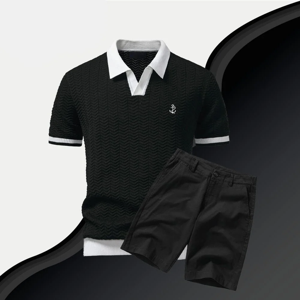 Old Money Polo Shirt + Shorts Set - Image 4