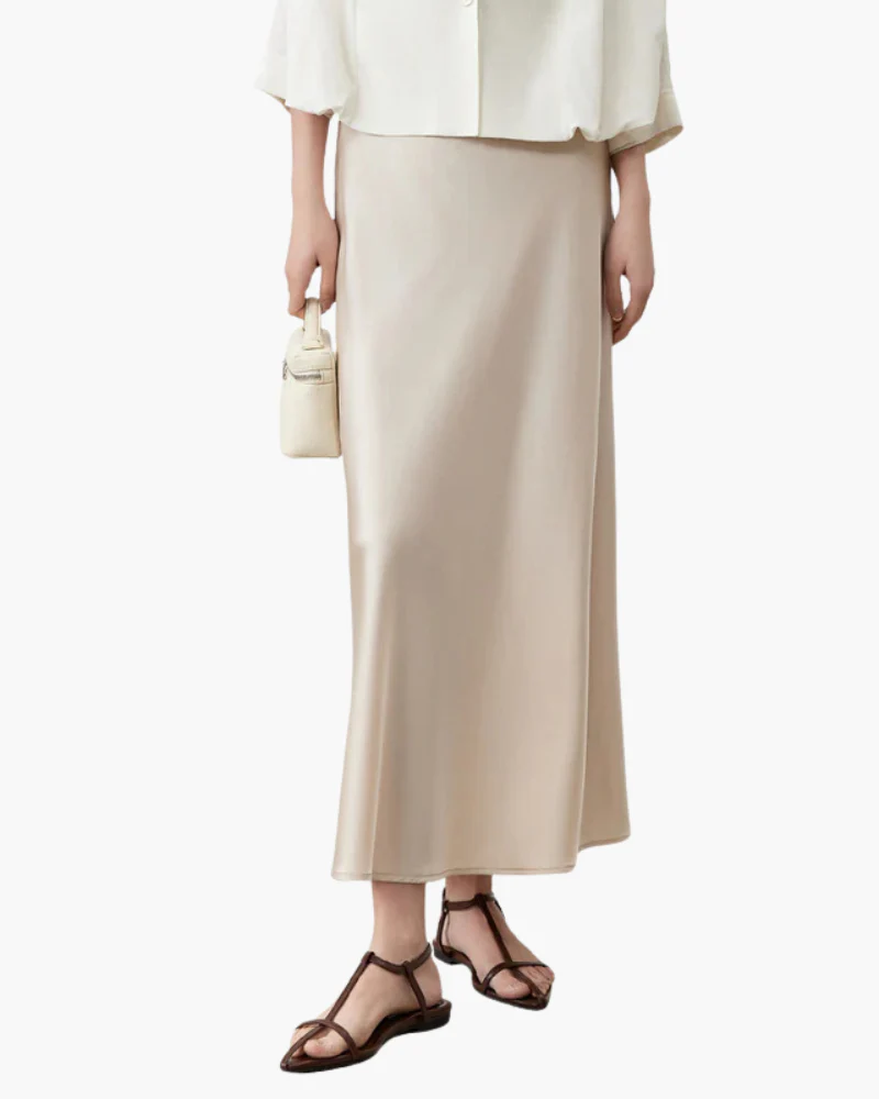 Old Money Silk Skirt - Image 3