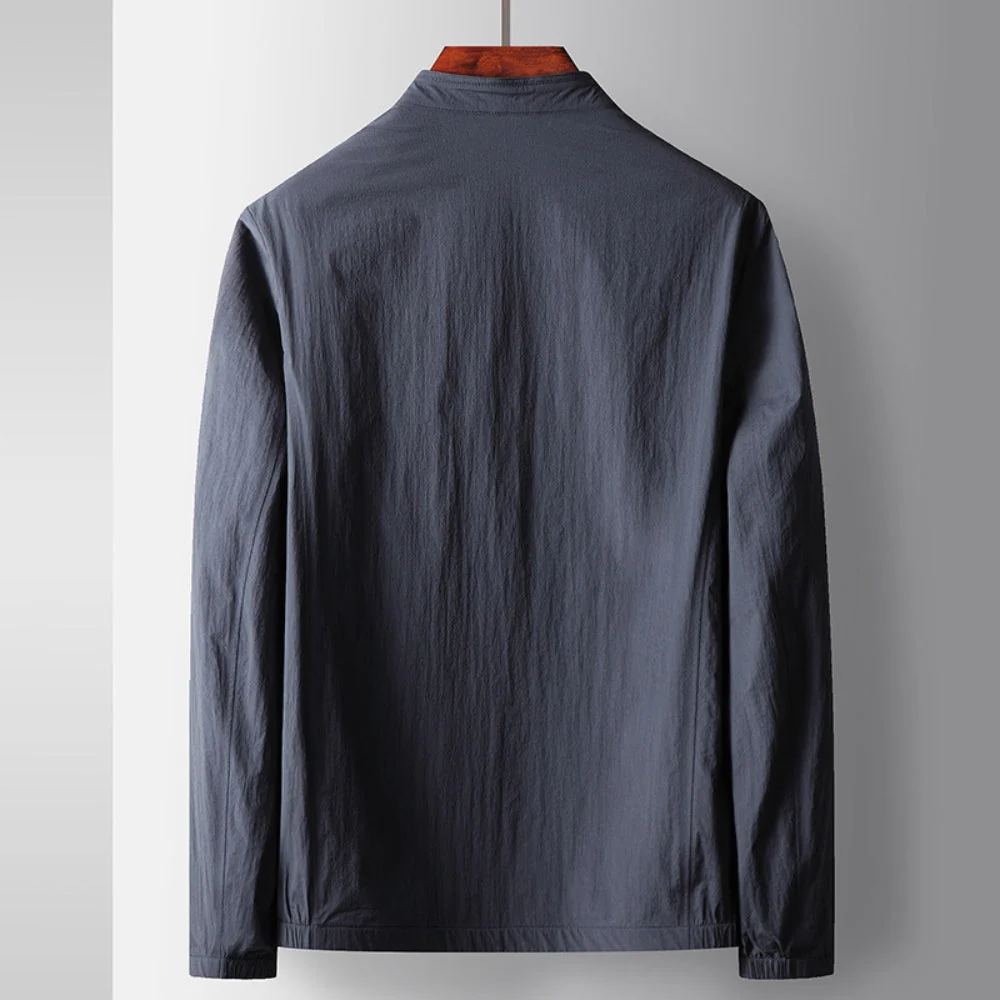 Old Money Stand-Up Collar Luxury Business Casual Jacket - Image 2