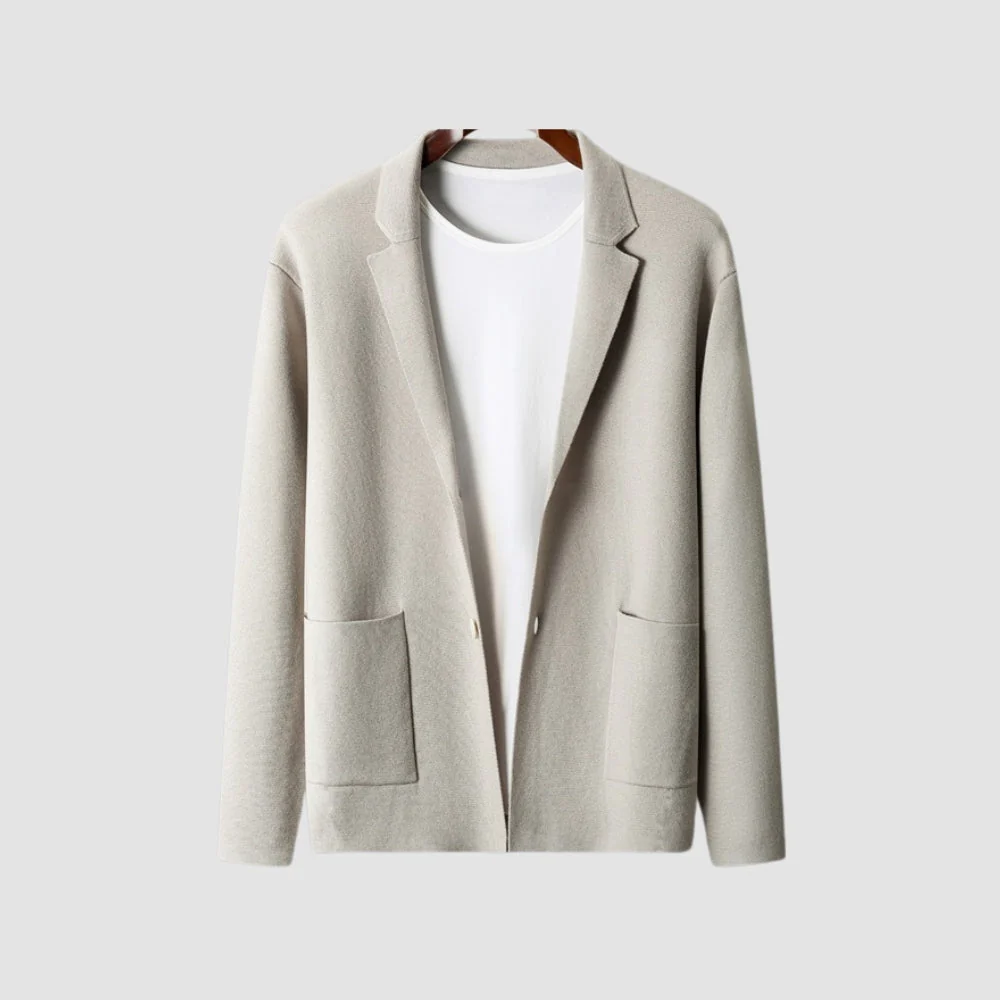 Old Money V-Neck Pure Cashmere Wool Cardigan - Image 10