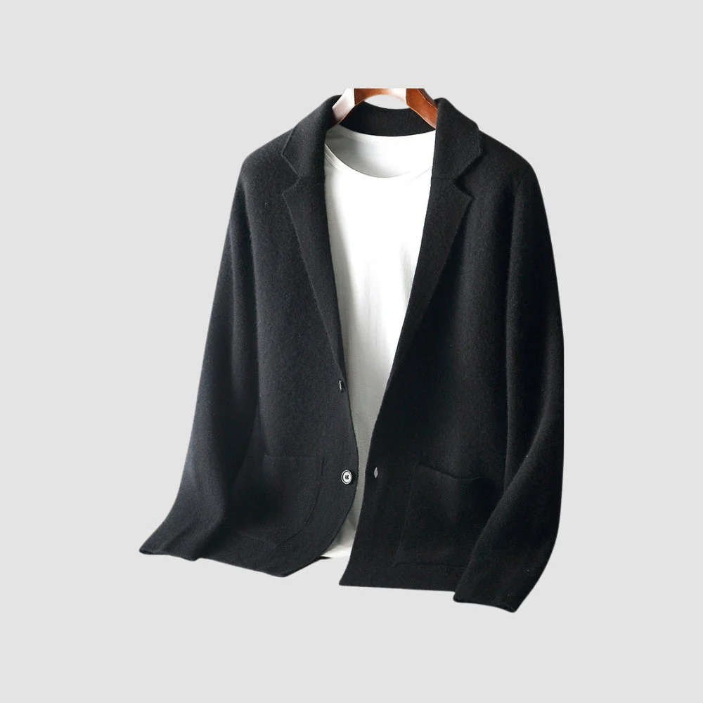 Old Money V-Neck Pure Cashmere Wool Cardigan - Image 7