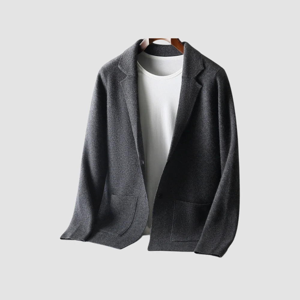 Old Money V-Neck Pure Cashmere Wool Cardigan - Image 9