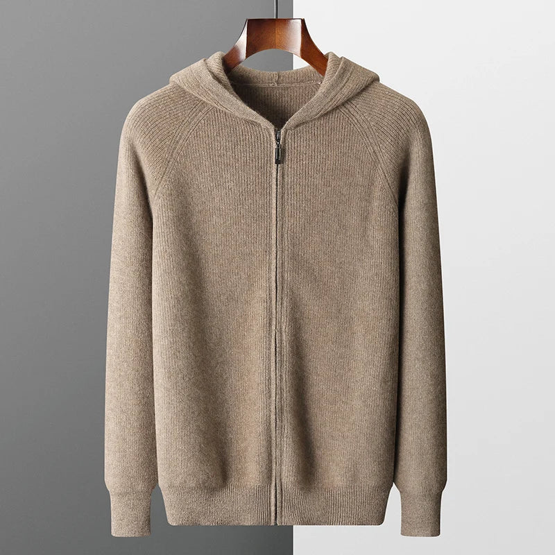 Old Money Wool Zip Hoodie - Image 2