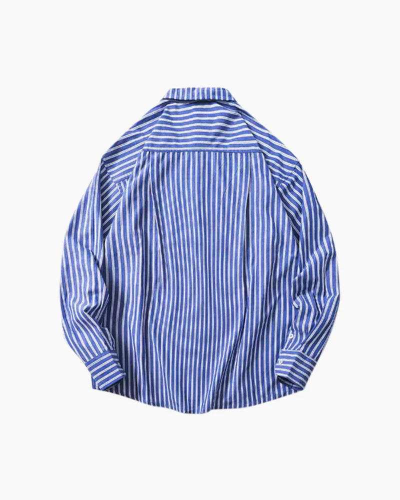 Oversized Striped Shirt - Image 3