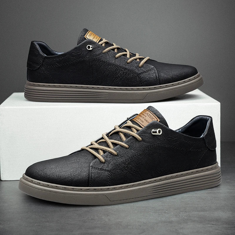 OXFORDS™ - GENUINE LEATHER SNEAKERS - Image 2