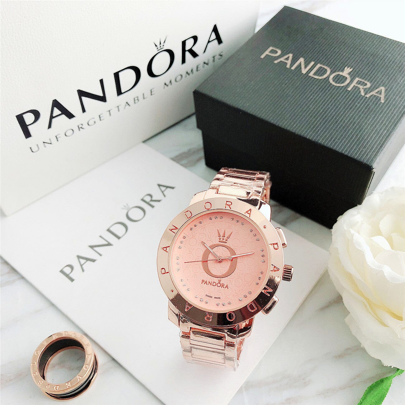 P A N D O R A Classic Glamour + Bracelet Charms - Image 3