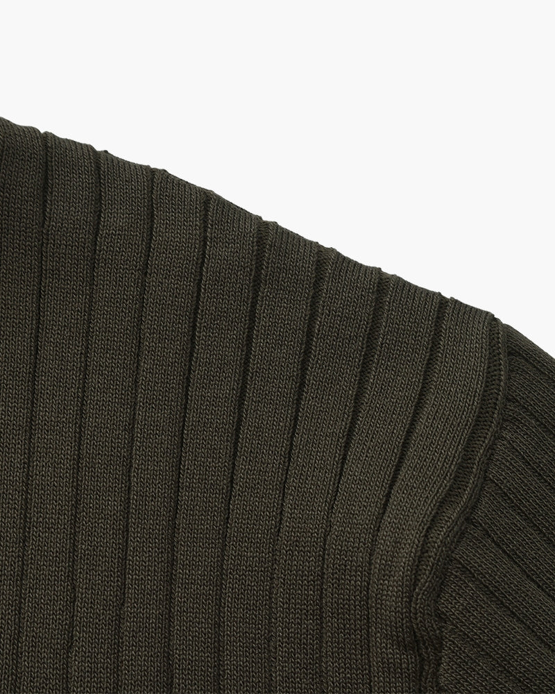 Premium Ribbed Knit Polo - Image 16