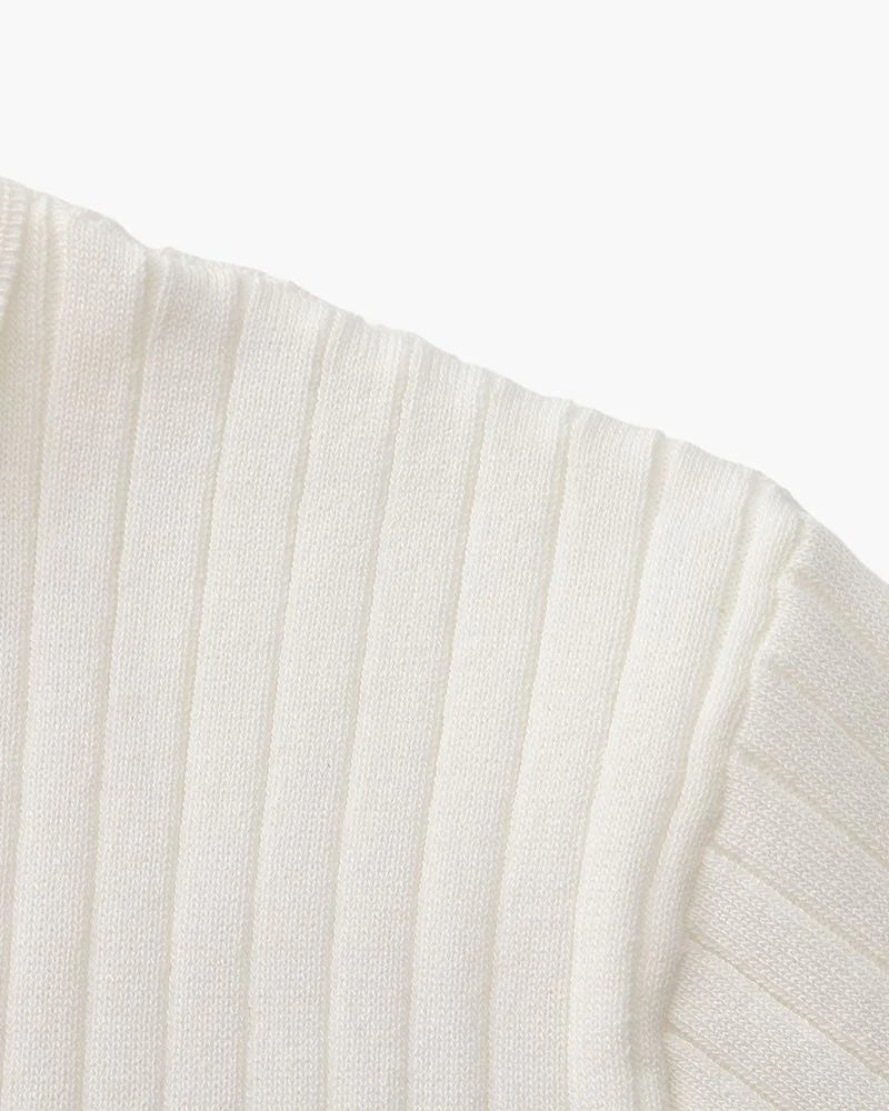 Premium Ribbed Knit Polo - Image 20