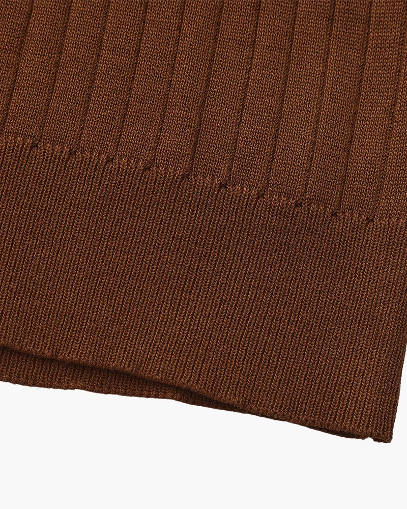 Premium Ribbed Knit Polo - Image 5