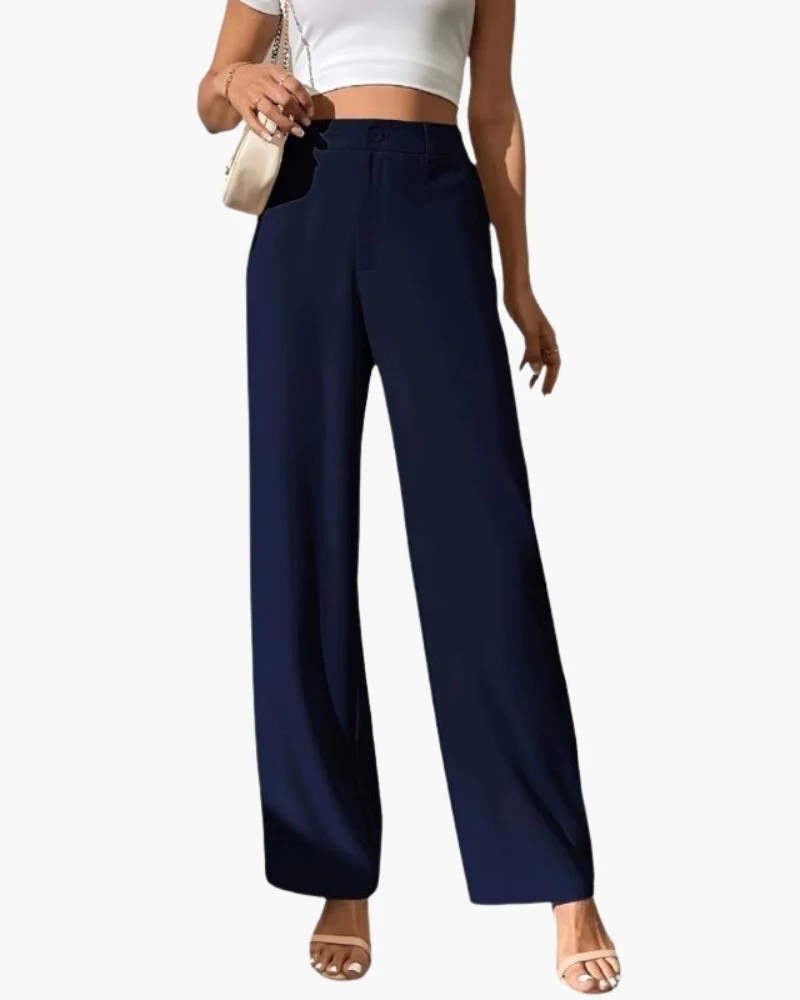 Serena Wide-Leg Trousers - Image 2
