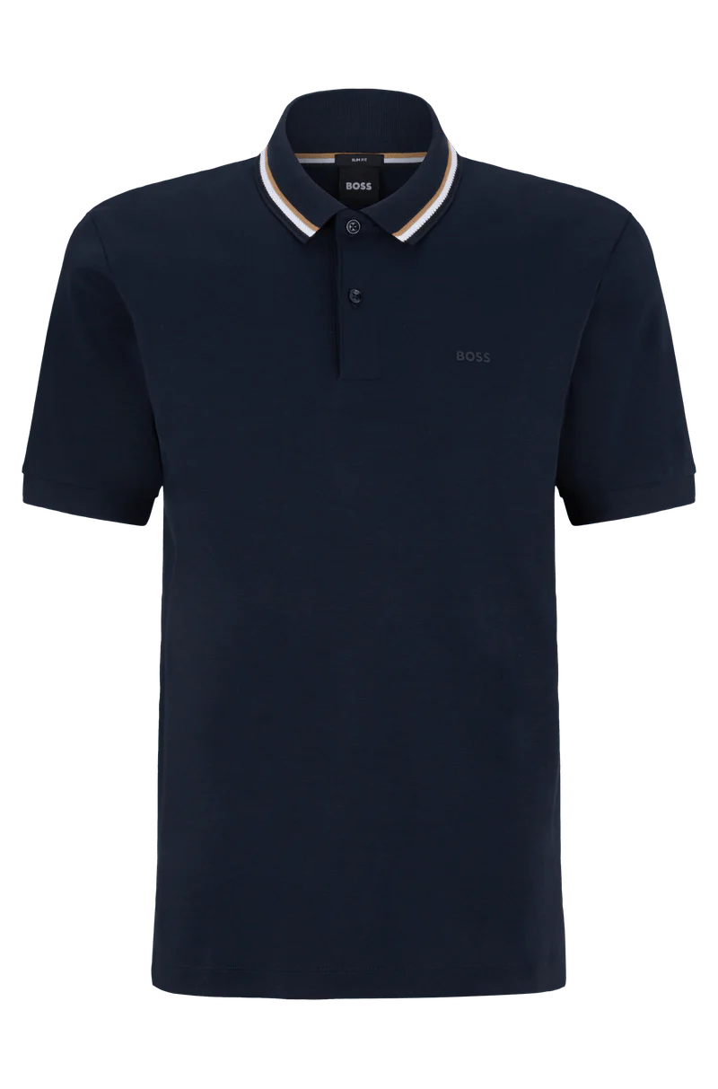 Slim Polo in Stretch Cotton - Boss - Image 11