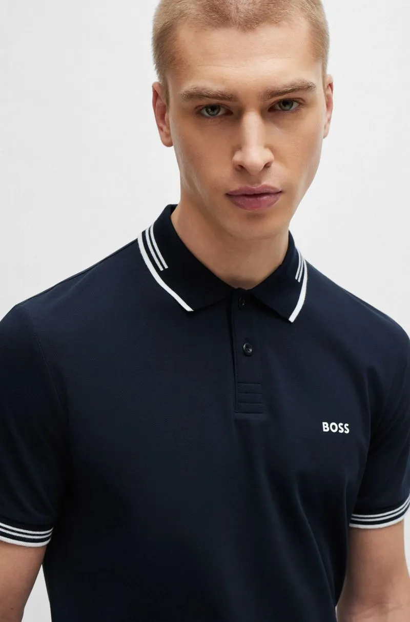 Slim Polo in Stretch Cotton - Boss - Image 15