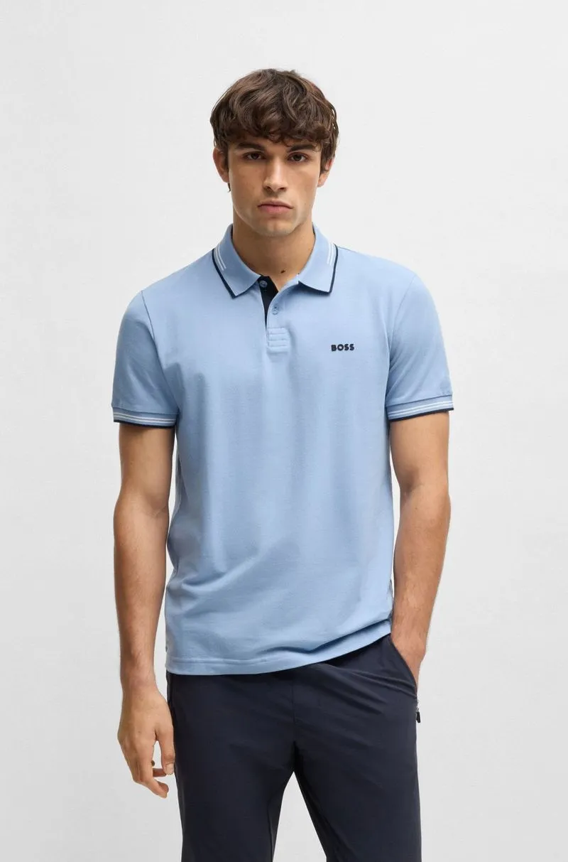 Slim Polo in Stretch Cotton - Boss - Image 2