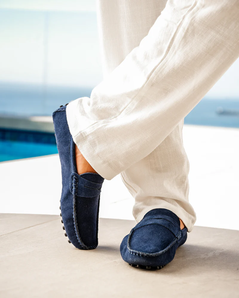 Suede Driver Loafers - Image 2