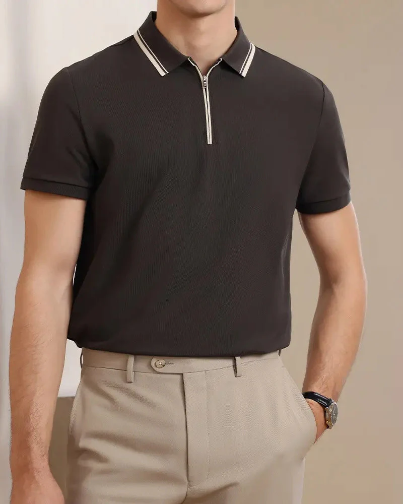 The Ridgeway Zip Polo - Image 3
