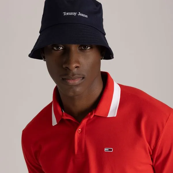 Short Sleeve Polo Shirt - Red - Image 2