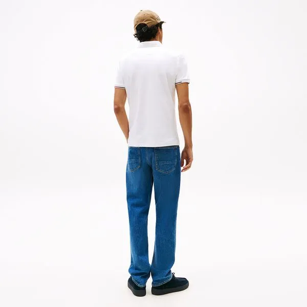 Short Sleeve Polo Shirt - White - Image 4