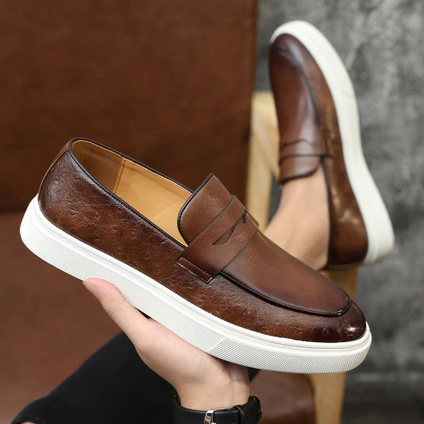 William Breathable British Design with Faux Leather - Image 2