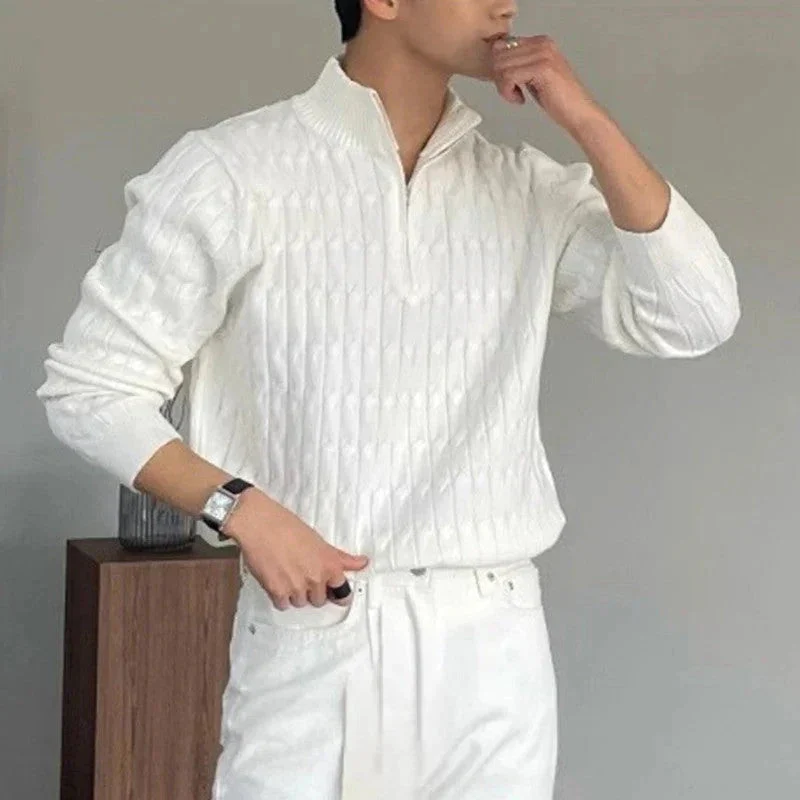 Zipped White Sweater - Image 5
