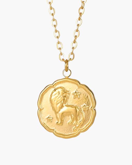Zodiac Sign Necklace - Gold - Image 10